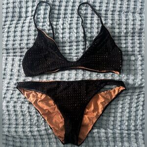 Acacia Mesh Black Bikini